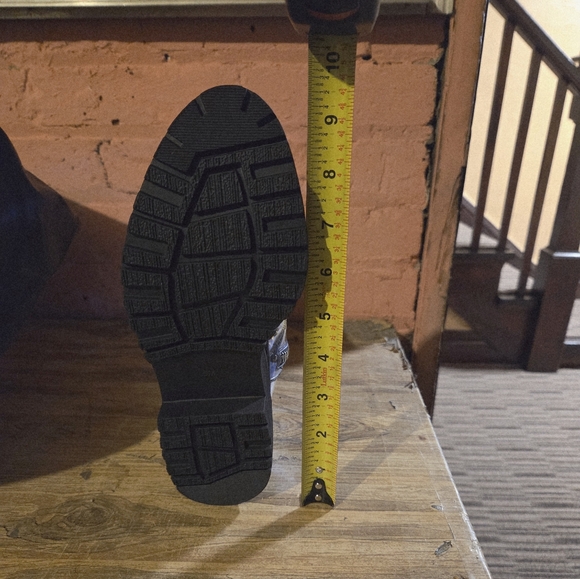 Dolls Kill Iridescent Lace-Up Knee-High Boots - NWOT - Picture 5 of 5